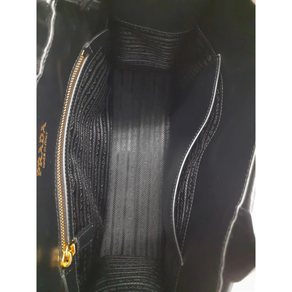 Prada Symbol Topstitch Leather Bag - Picture 3 of 9